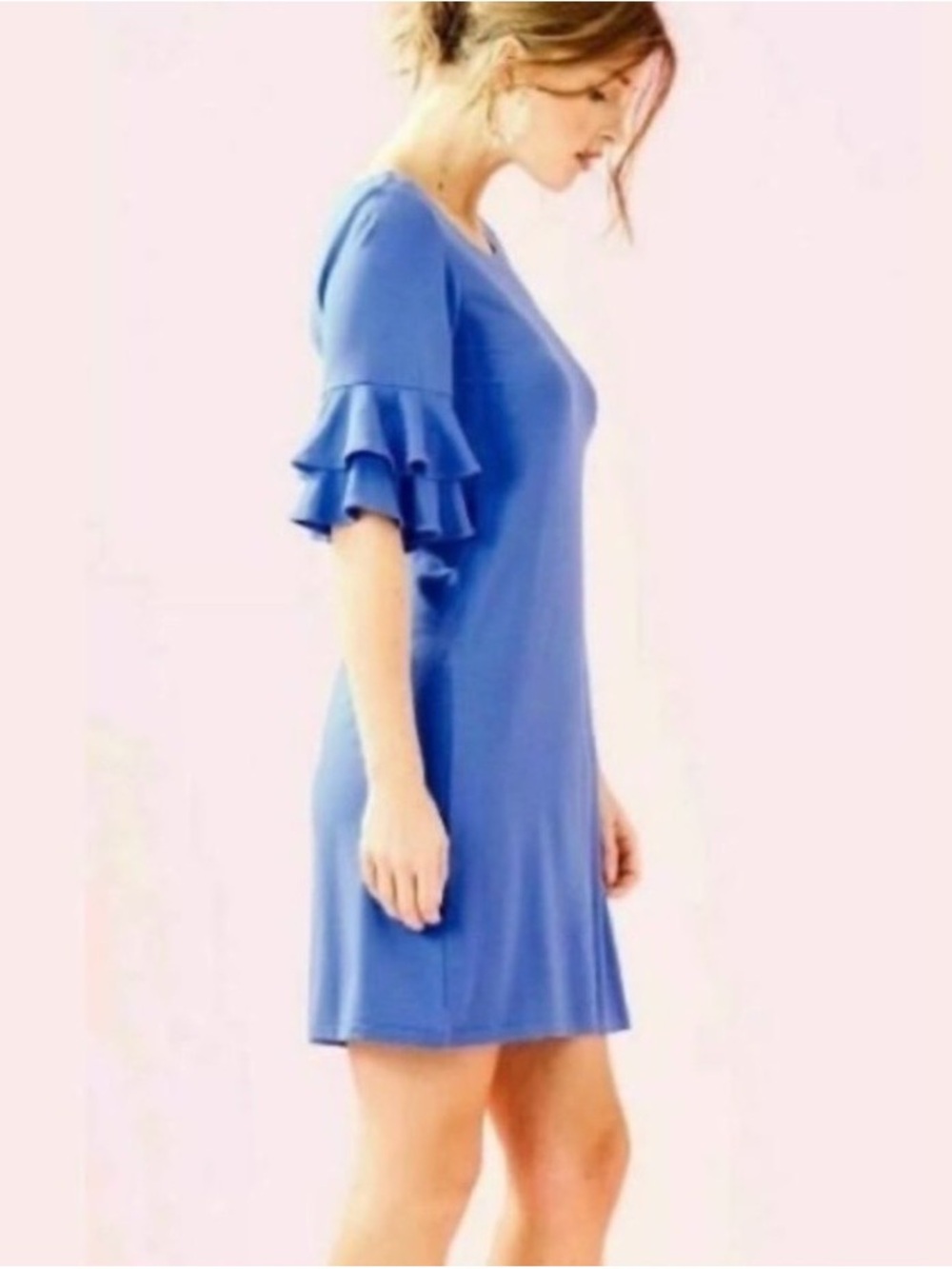 LILLY  Pulitzer Coastal Blue Lula Dress Large